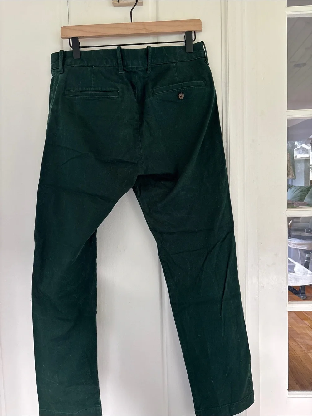 J. Crew Forest Green Flex Chino Pants